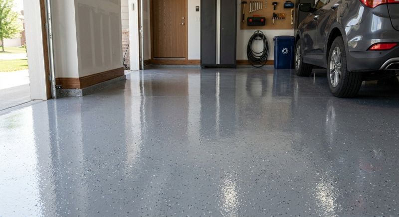 Epoxy Garage Flooring Installation in Greensboro, NC