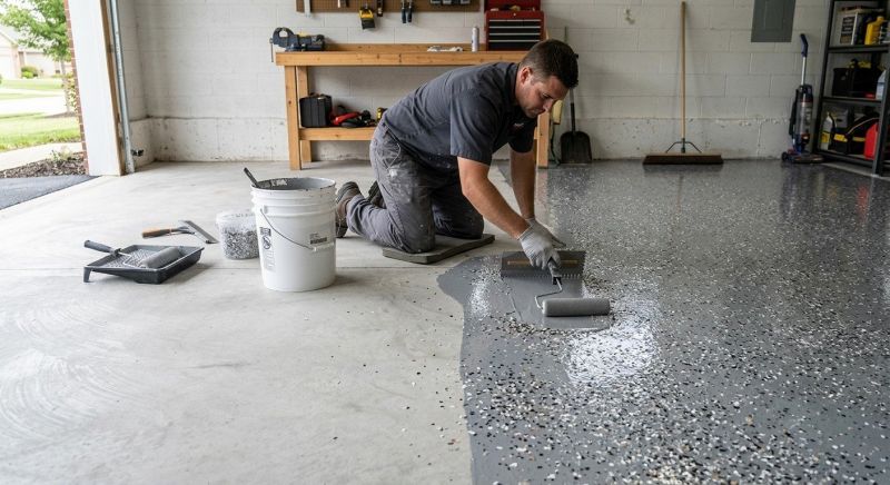 Garage Floor Staining in Frederick, MD