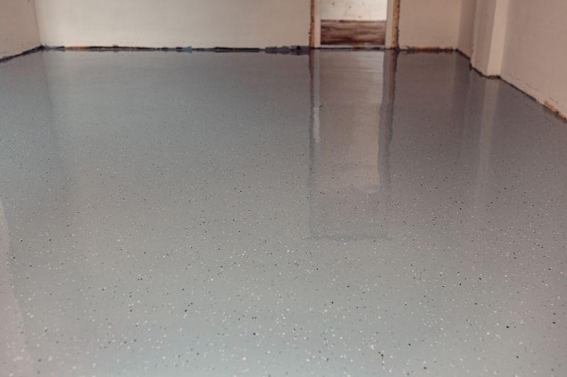Speckled Garage Floor Painting in Fairfax, VA