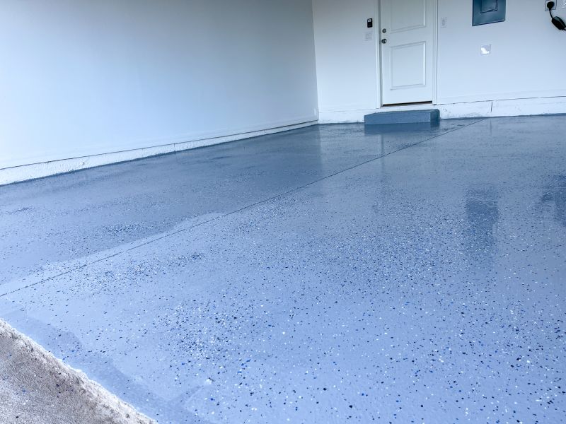 Speckled Garage Floor Painting in Charlotte, NC